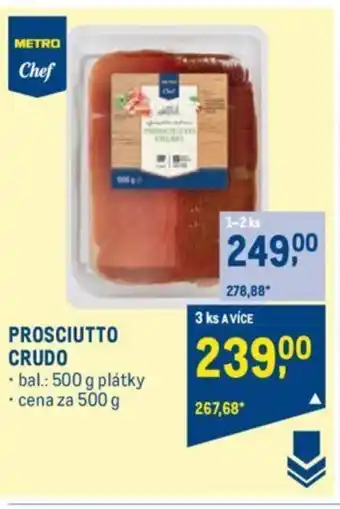 Makro PROSCIUTTO CRUDO nabídka