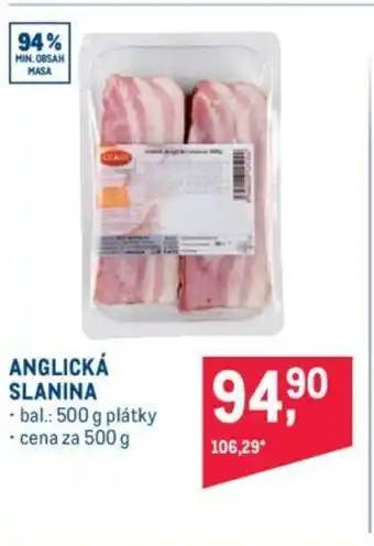 Makro ANGLICKÁ SLANINA nabídka