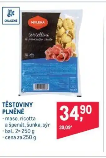 Makro TĚSTOVINY PLNĚNÉ nabídka