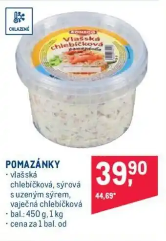 Makro POMAZÁNKY nabídka