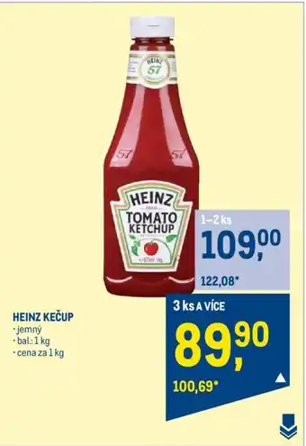 Makro HEINZ KEČUP nabídka