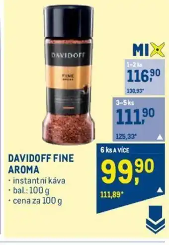 Makro DAVIDOFF FINE AROMA nabídka