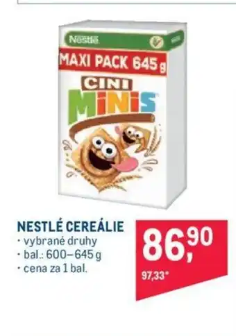 Makro NESTLÉ CEREÁLIE nabídka