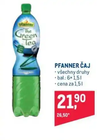 Makro PFANNER ČAJ nabídka