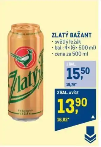 Makro ZLATÝ BAŽANT nabídka