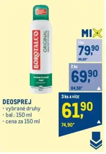 Makro DEOSPREJ nabídka