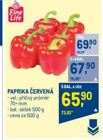 Makro PAPRIKA ČERVENÁ nabídka