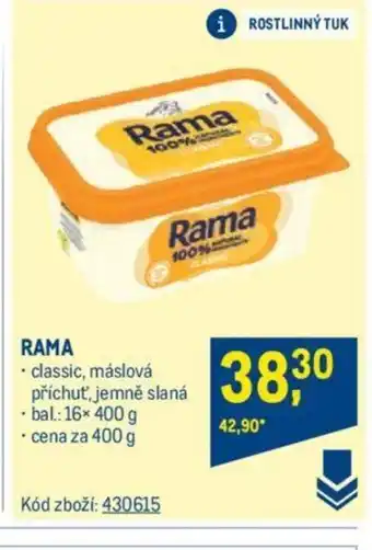 Makro RAMA nabídka