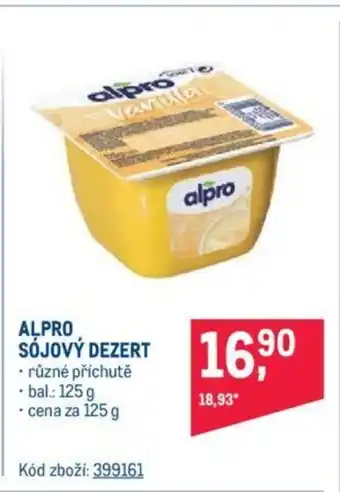 Makro ALPRO SÓJOVÝ DEZERT nabídka