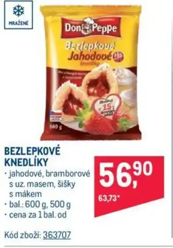 Makro BEZLEPKOVÉ KNEDLÍKY nabídka