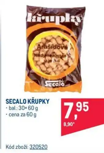 Makro SECALO KRUPKY nabídka