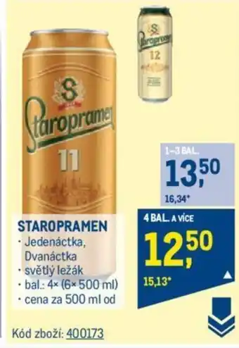 Makro STAROPRAMEN nabídka