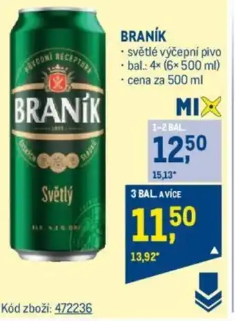 Makro BRANÍK nabídka