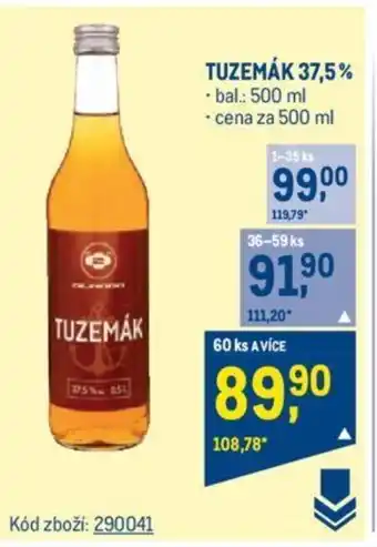 Makro TUZEMÁK 37,5% nabídka