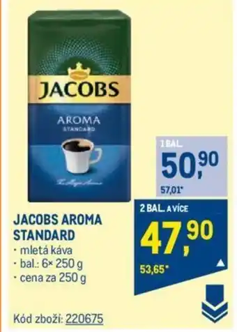 Makro JACOBS AROMA STANDARD nabídka