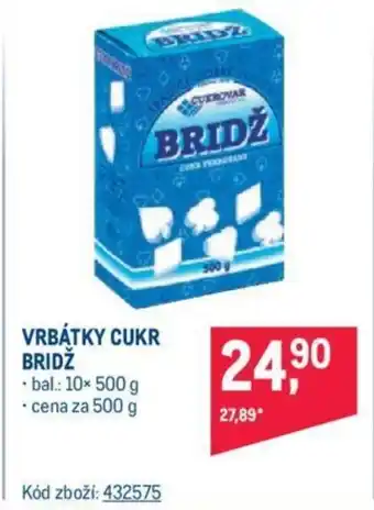 Makro VRBÁTKY CUKR BRIDŽ nabídka