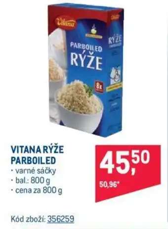 Makro VITANA RÝŽE PARBOILED nabídka