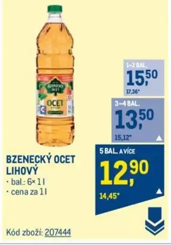 Makro BZENECKÝ OCET LIHOVÝ nabídka