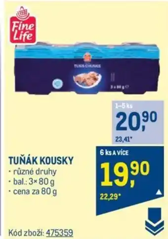 Makro TUŇÁK KOUSKY nabídka