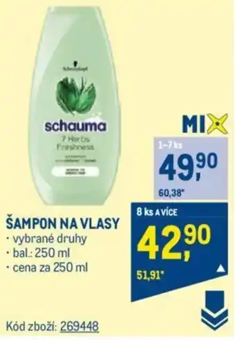 Makro ŠAMPON NA VLASY nabídka