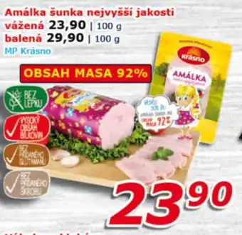 ESO MARKET Amálka šunka nejvyšší jakosti nabídka