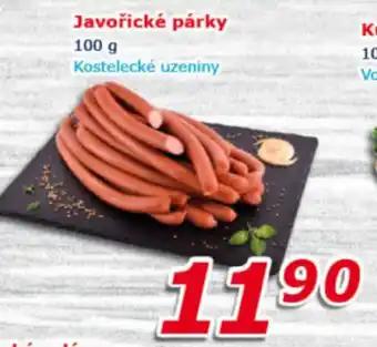 ESO MARKET Javořické párky 100 g nabídka