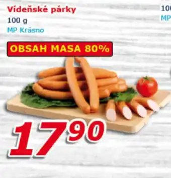 ESO MARKET Vídeňské párky 100g nabídka