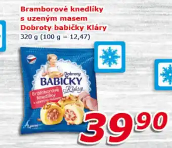 Bramborové knedlíky s uzeným masem Dobroty babičky Kláry 320 g