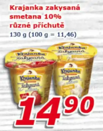 ESO MARKET Krajanka zakysaná smetana 10% různé příchutě nabídka