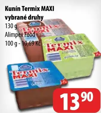 Partner Maloobchodní síť Kunín Termix MAXI vybrané druhy nabídka