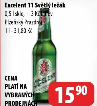 Partner Maloobchodní síť Excelent 11 Světlý ležák nabídka