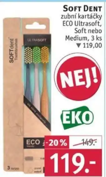 Rossmann SOFT DENT zubní kartáčky nabídka