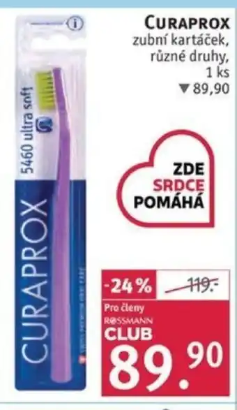 Rossmann CURAPROX zubní kartáček nabídka