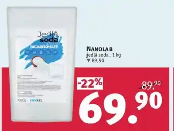 Rossmann NANOLAB jedlá soda nabídka