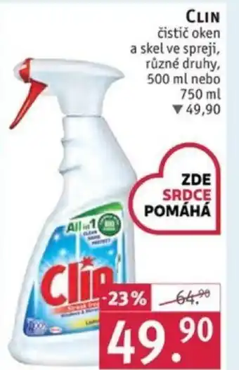 Rossmann CLIN čistič oken nabídka