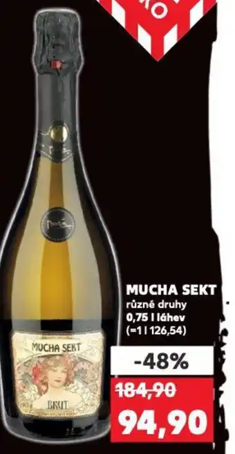Kaufland MUCHA SEKT 0.75L nabídka