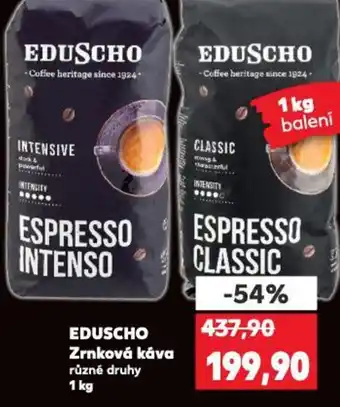 Kaufland EDUSCHO Zrnková káva nabídka