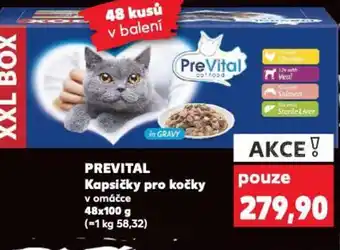 Kaufland PREVITAL Kapsičky pro kočky nabídka