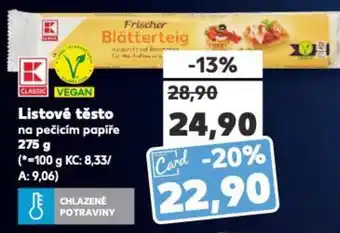 Kaufland Listové těsto nabídka