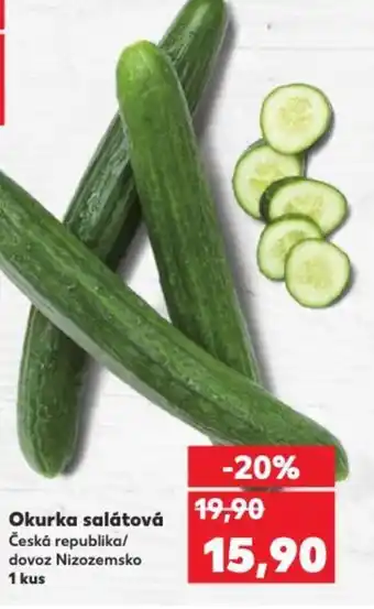 Kaufland Okurka salátová nabídka