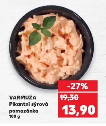 VARMUŽA Pikantní sýrová pomazánka