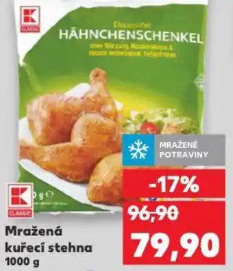 Kaufland Mražená kuřecí stehna nabídka