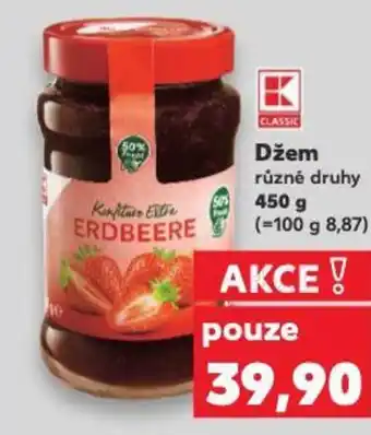 Kaufland Džem různé druhy nabídka