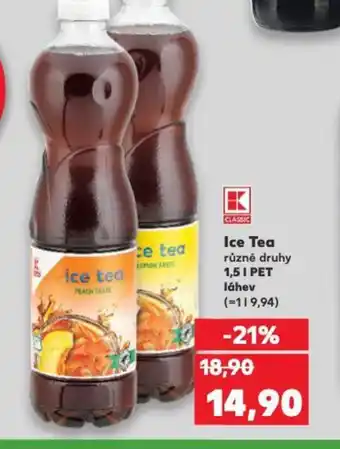 Kaufland Ice Tea nabídka