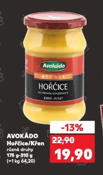Kaufland AVOKÁDO Hořčice/Křen nabídka