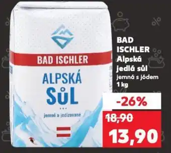 Kaufland BAD ISCHLER Alpská jedlá sůl nabídka