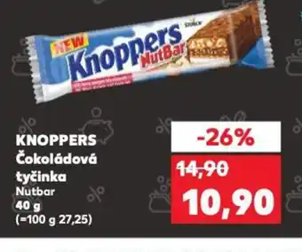 Kaufland KNOPPERS Čokoládová tyčinka nabídka