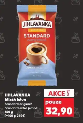 Kaufland JIHLAVANKA Mletá káva nabídka