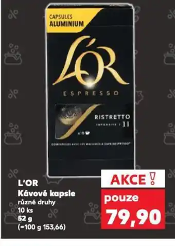 Kaufland L'OR Κάνονé kapsle nabídka