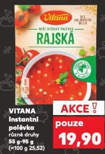 Kaufland VITANA Instantní polévka nabídka